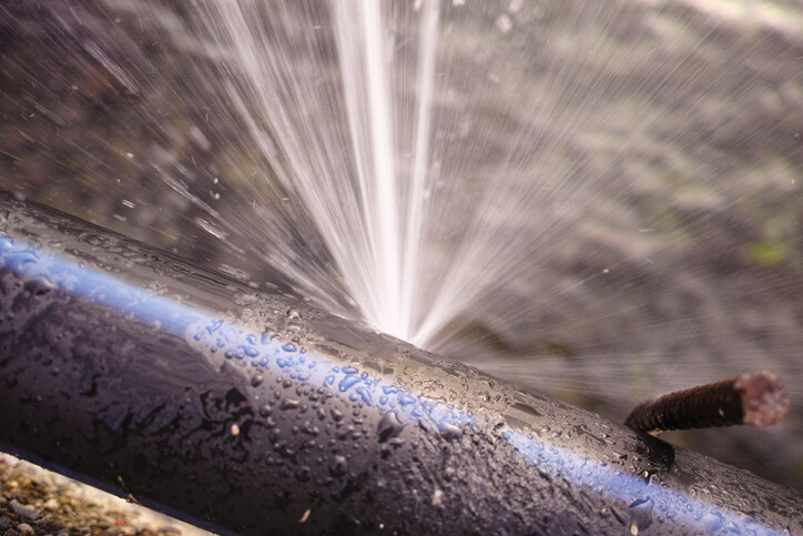 Burst pipe by Rx Pro Restoration